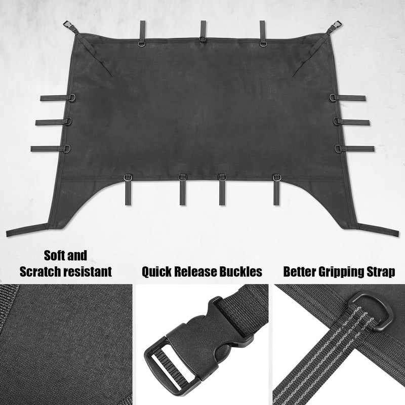 MFC Soft Canvas Roof Top Compatible With For UTV Can-Am Maverick X3 2017-2024 2 Doors Roof Soft Top Sunshade - Image 5